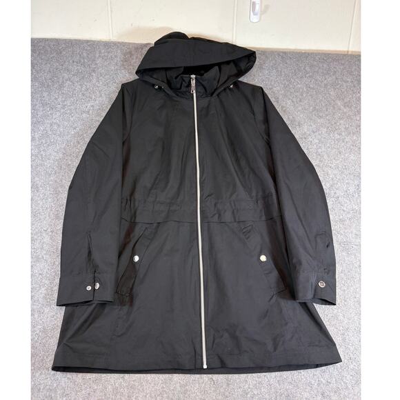 Vince Camuto Other - Vince Camuto Rain Jacket Mens Large Black Waterproof Full Zip Hoodie Outdoor